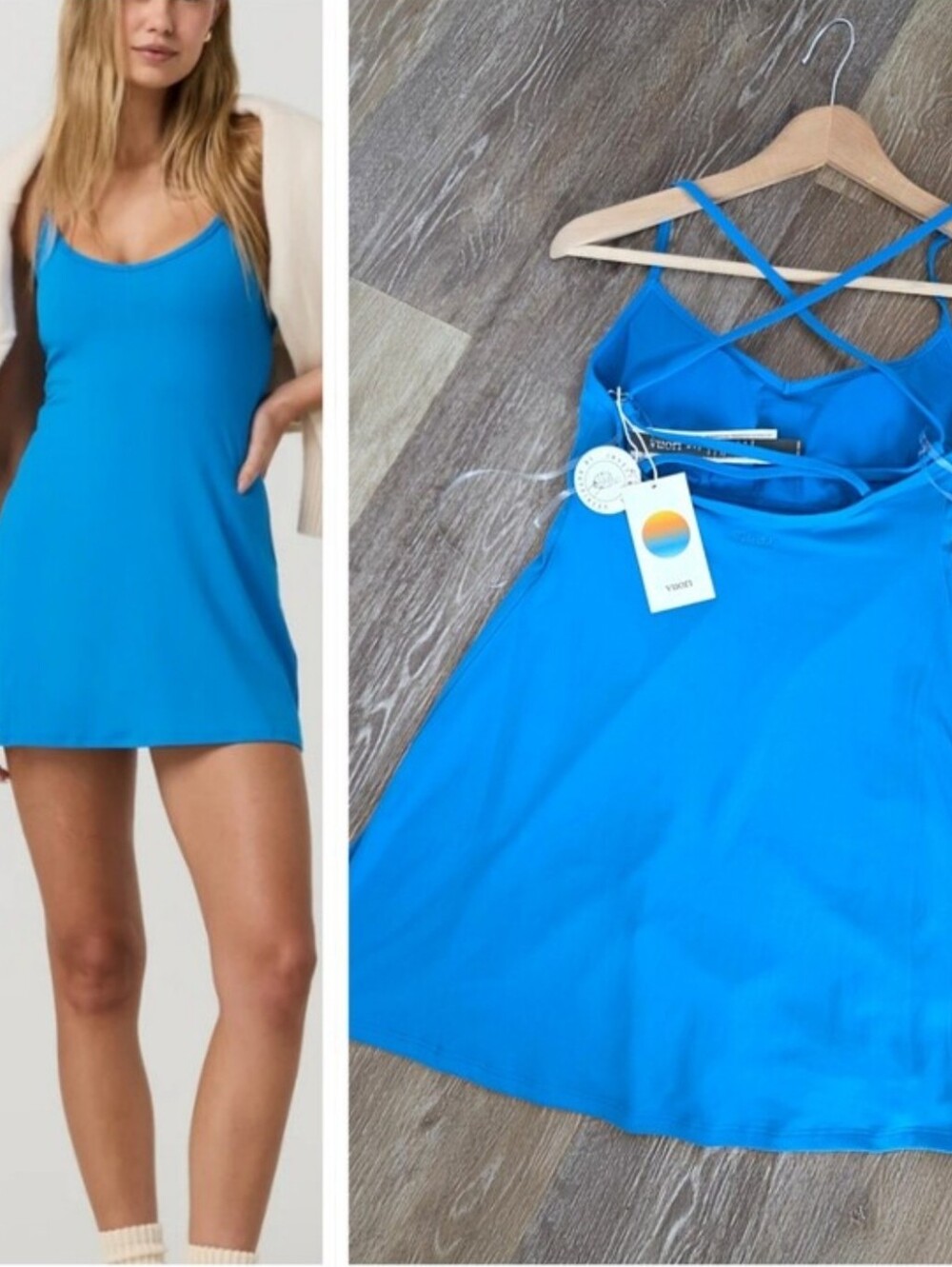 Vuori Solstice Dress Regatta Blue NWT Tennis Prep Casual Strappy PRICE FIRM HTF